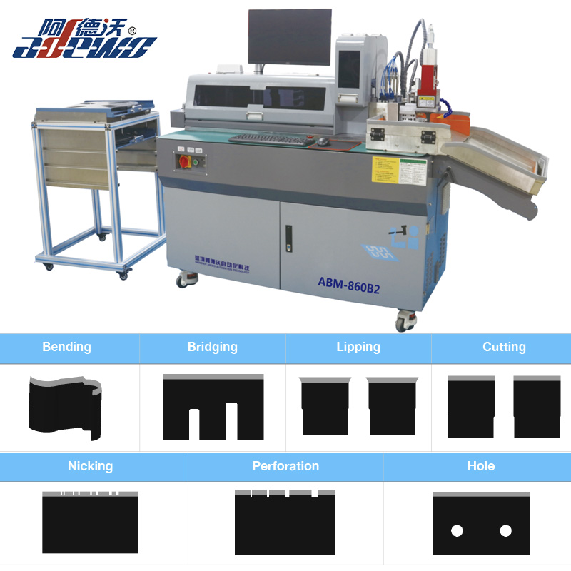 Alúmanam Die Cutting Mold Auto Bender le Nicking