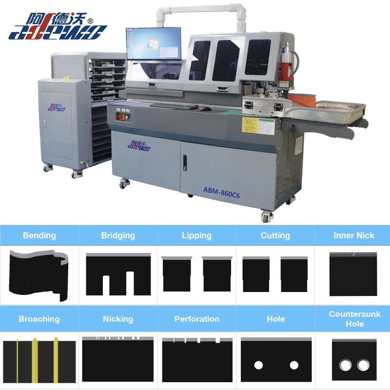 Blister Die Gearrtha Mold Auto Bender le poll cuntair